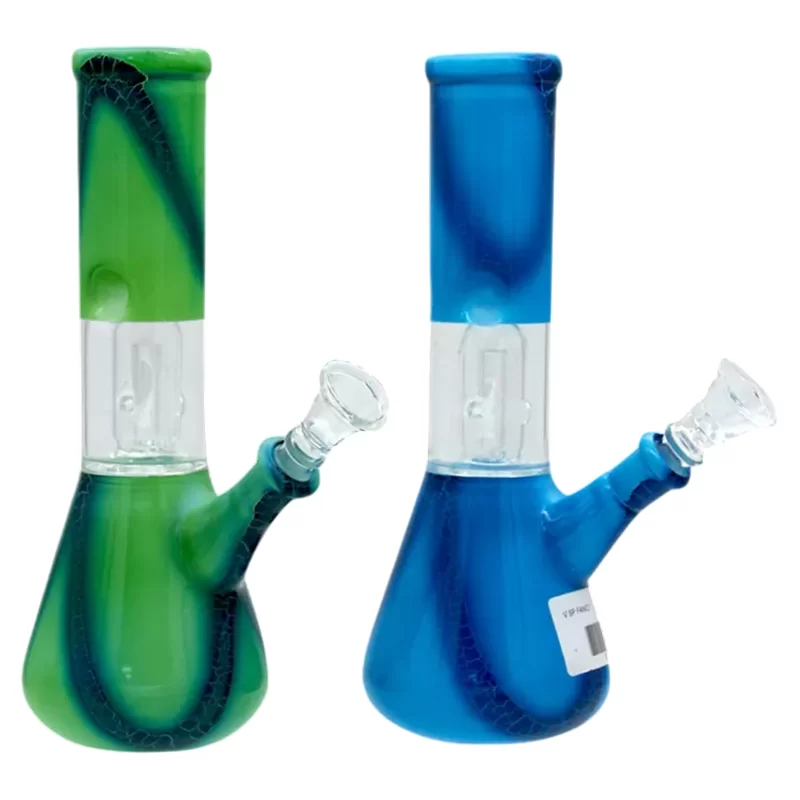 8'' PERCULATOR STRIPE DESIGN WATERPIPE