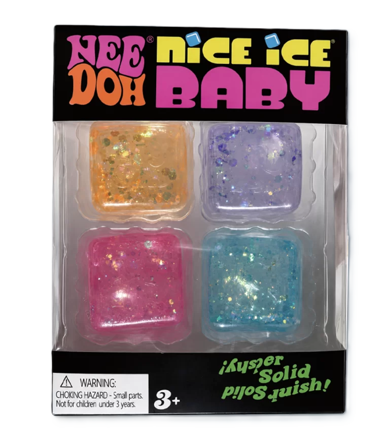 GLITTER MALTOSE CUBE SQUISHY TOY - 4PCS PER BOX ( 25340NBA)