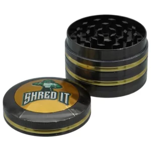 SHRED IT GRINDER GUN BLACK 4 PART 52MM PCS (HX119G-2-SD)