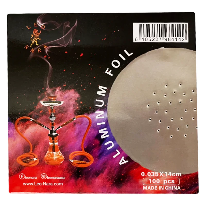 LEO NARA ALUMINUM FOIL (0.035X14CM) 100CT PACK