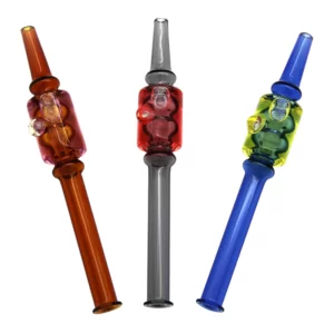 7.1 ” GLYCERIN GLASS HONEY STRAW (CH 1220)