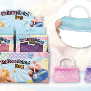 GLITTER MALTOSE BAG STYLE SQUISHY (TY 067) - 12PCS DISPLAY