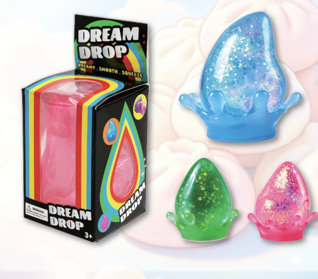 GLITTER MALTOSE WATER DROP SQUISHY ( TY 039)