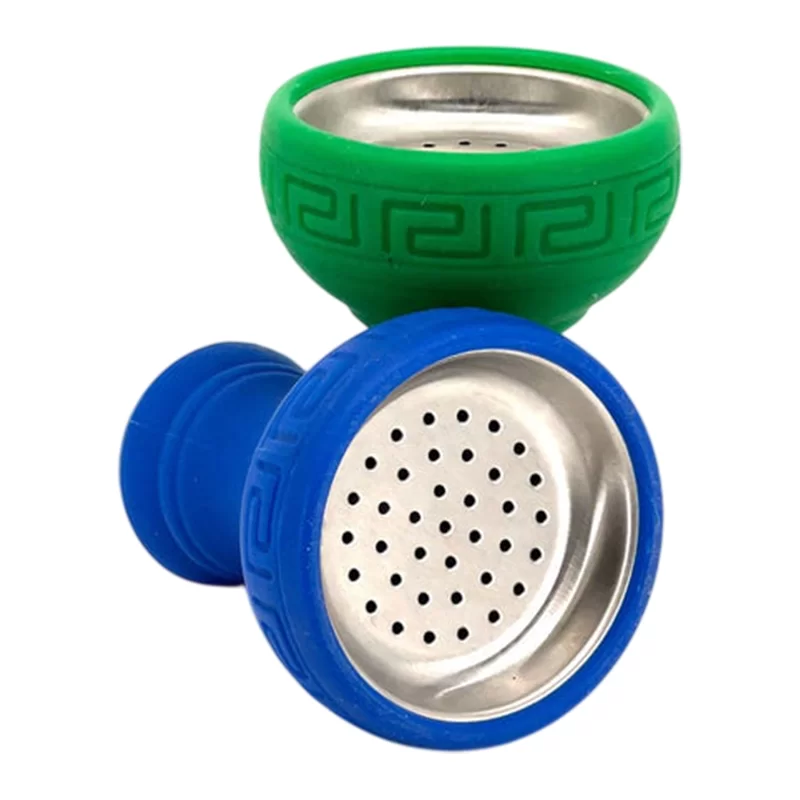 GT SILICONE HOOKAH BOWL WITH STEEL SCREEN