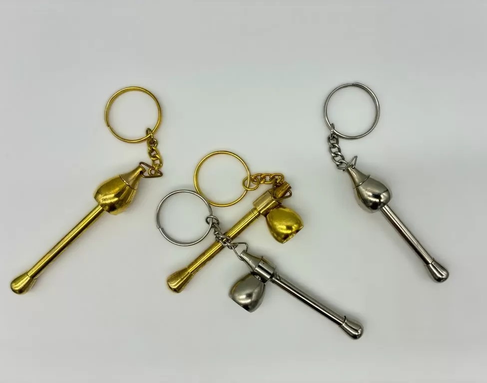 BRASS PIPE WITH KEYCHAIN