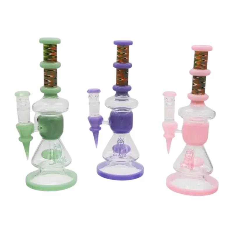 11'' TRIPLE SHOWERHEAD W/ FLOWER BALL URBAN GLASS