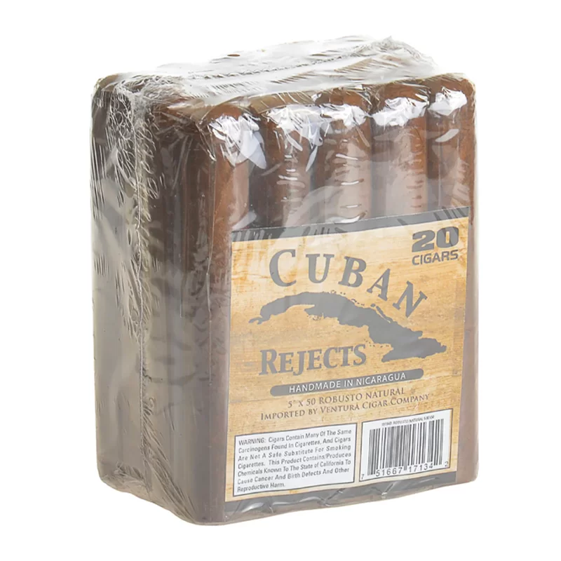 CUBAN REJECTS ROBUSTO NAT BDL OF 20