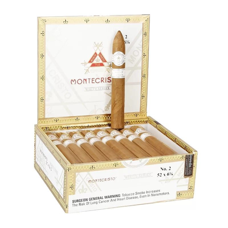MONTECRISTO WHITE NO.2 (52 X 6.125) BOX OF 27