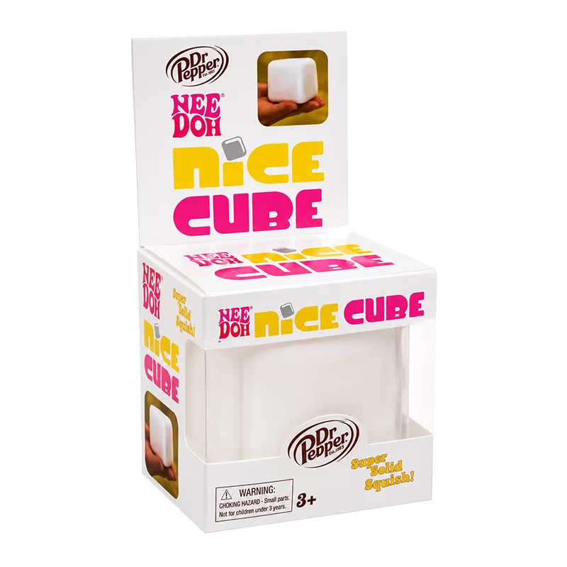 NEE DOH DR PEPPER WHITE NICE CUBE SQUISHY