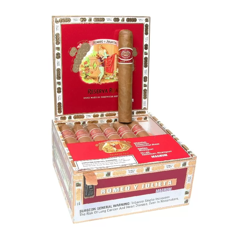 ROMEO Y JULIETA RESERVA REAL MAGNUM (60 X 6) BOX OF 20 - 196043028085