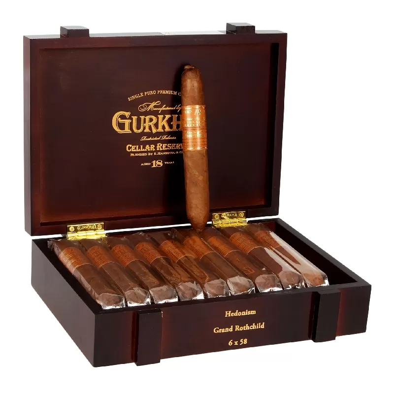 GURKHA CELLAR RESERVE 18YR HEDONISM (6X58) BOX OF 20