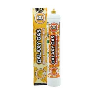 GALAXY GAS WHIP CREAM CHARGER 1.2L 740G TANK ORANGE CREAMSICLE -BOX OF 6 TANK
