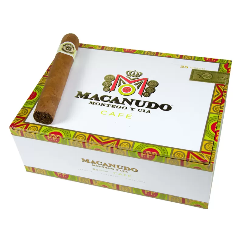 MACANUDO GIGANTE CAFE (6 X 60) BOX OF 25 - 689674053231