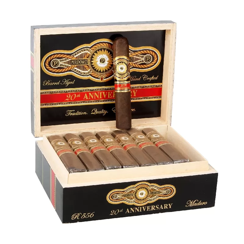 PERDOMO 20TH ANNIVERSARY MADURO ROBUSTO R556 BOX OF 24 - 816229015578